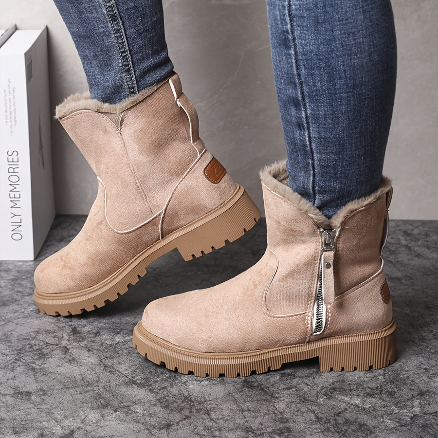 Bottes d’hiver confortables et imperméables