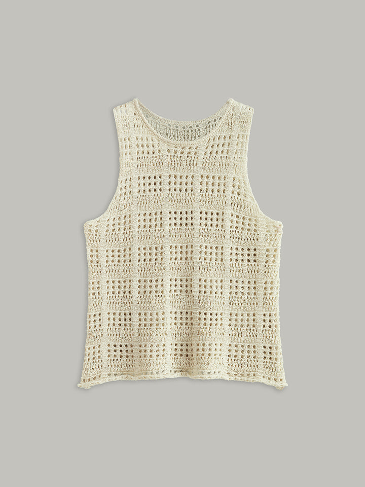Crochet Knit Tank Top