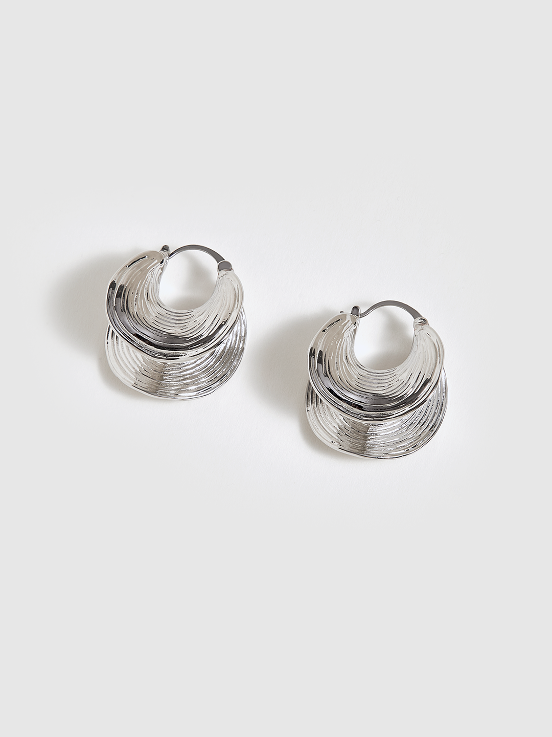 Textured Hoop Earrings