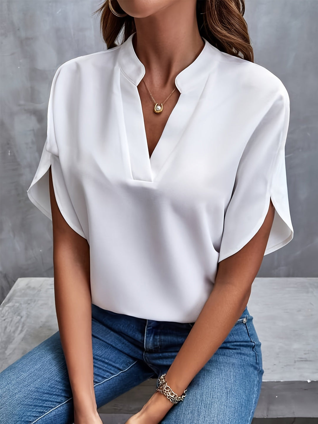 Mina - Blouse élgante et luxueuse